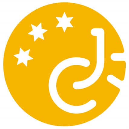 「優良企業」のロゴ（オレンジ）
