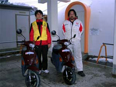 石巻市立病院の遠藤さん（左）と齋藤さん
