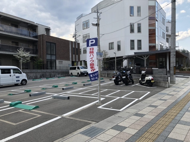 りんりん45 西山天王山駅前 日本二輪車普及安全協会