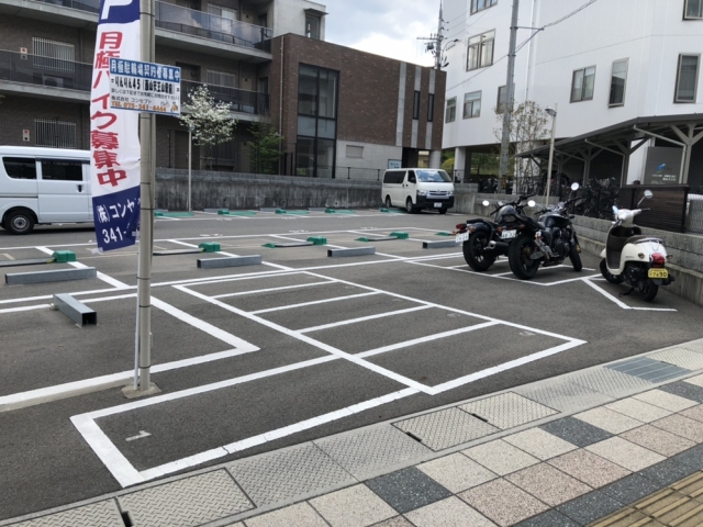 りんりん45 西山天王山駅前 日本二輪車普及安全協会