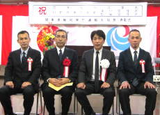 関東運輸局 東京運輸支局 陸運関係従事者表彰の様子