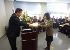 関東運輸局 栃木運輸支局 陸運関係従事者表彰の様子